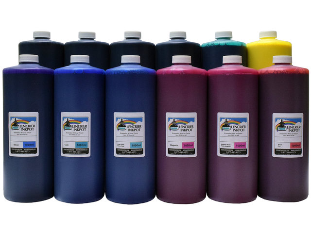 12x1L of ink for CANON PFI-105, PFI-106, PFI-206, PFI-304, PFI-306